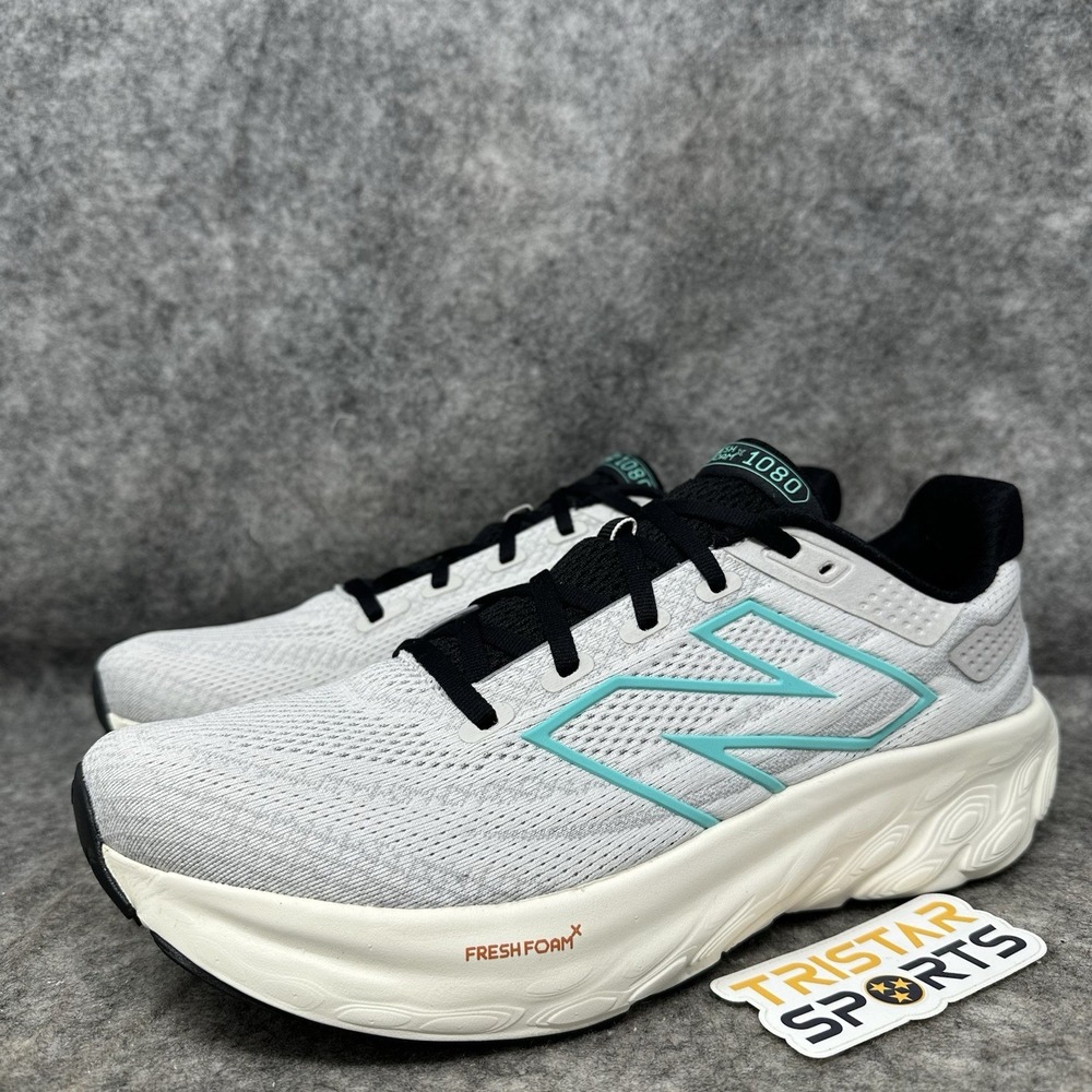 New Balance Fresh Foam 1080 V13 Running Shoes Mens Size 10 Grey Jade M1080AFF